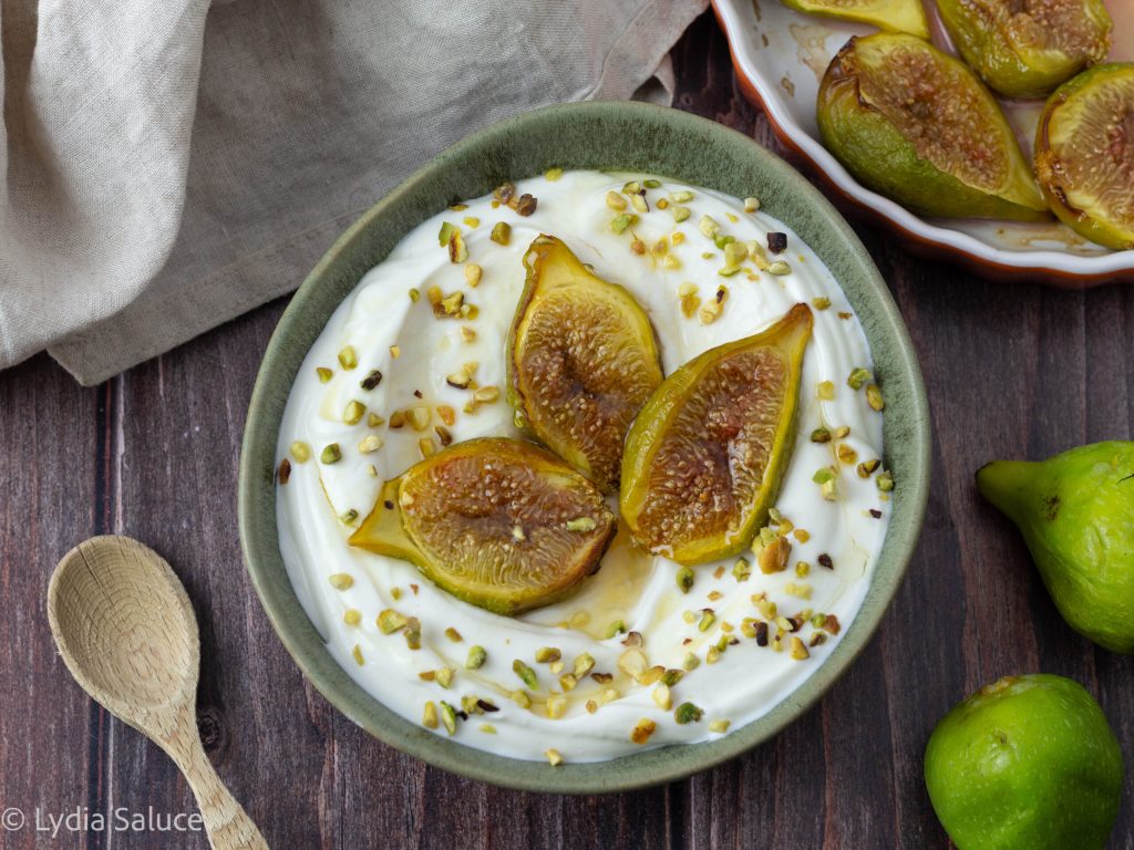 Postre de higos y ricotta