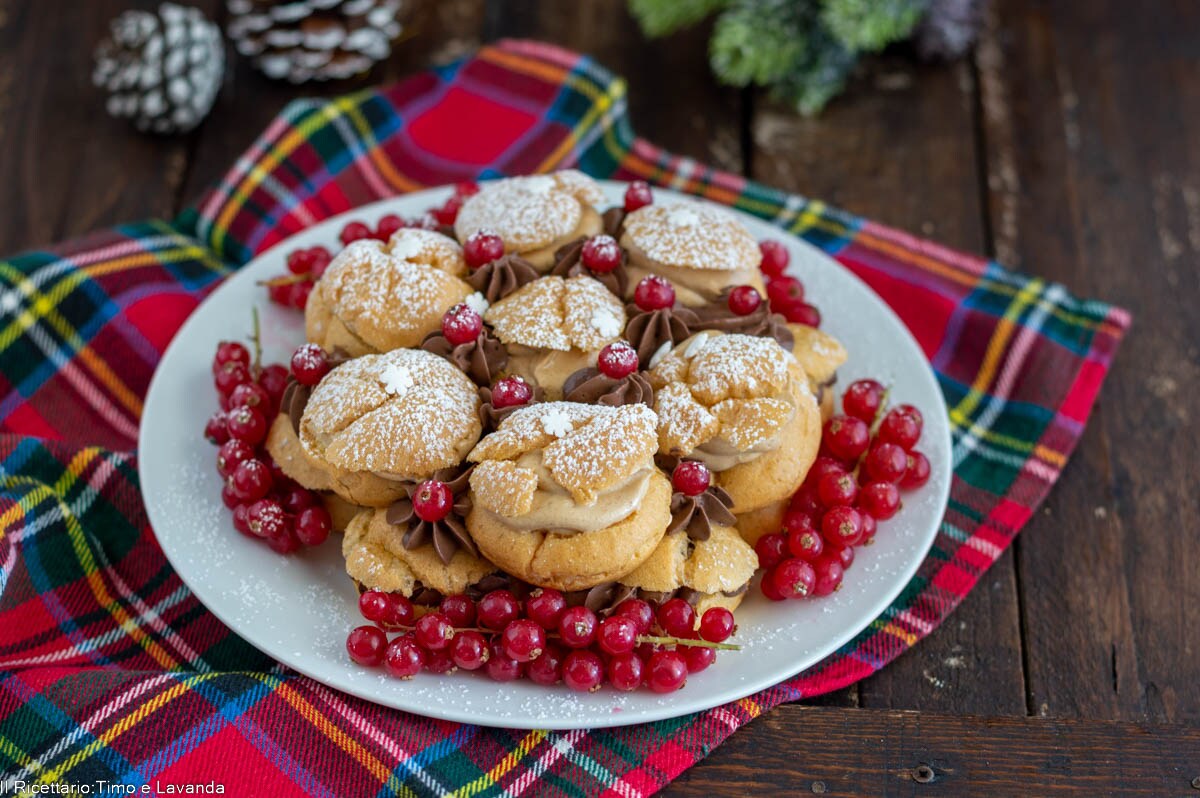 Profiteroles de Navidad sin gluten