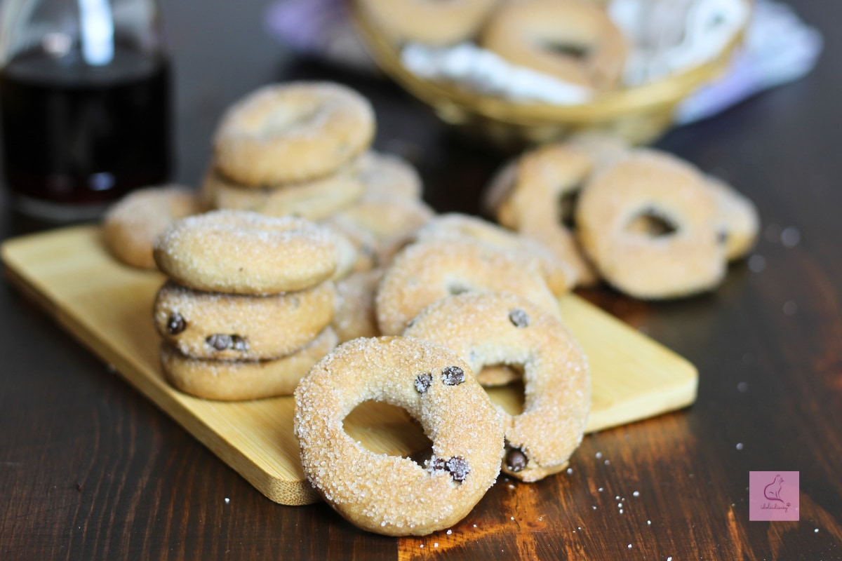 Rosquillas de vino con chocolate