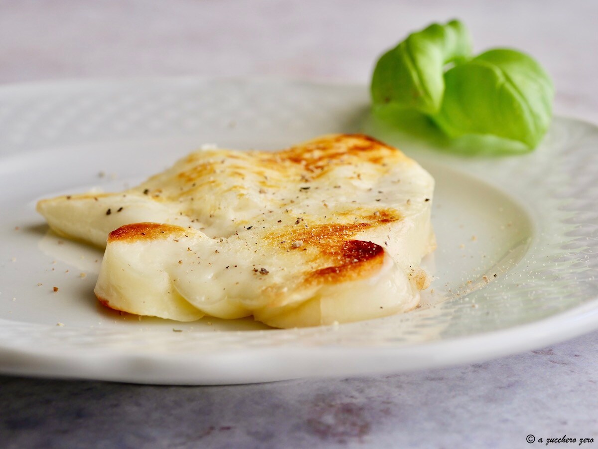 Provola ragusana a la plancha