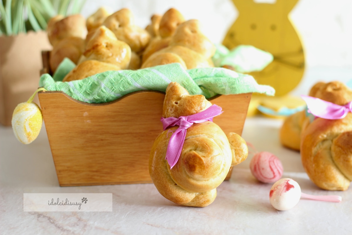 Conejitos de pan brioche
