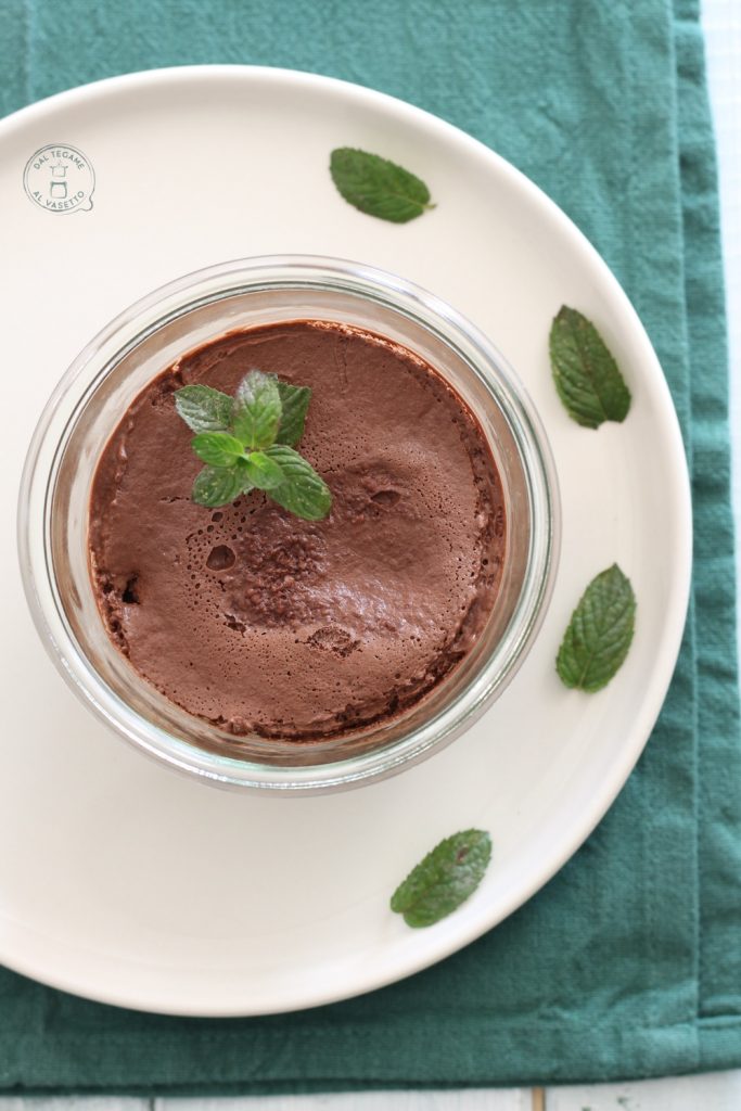 pudin avena y cacao en microondas