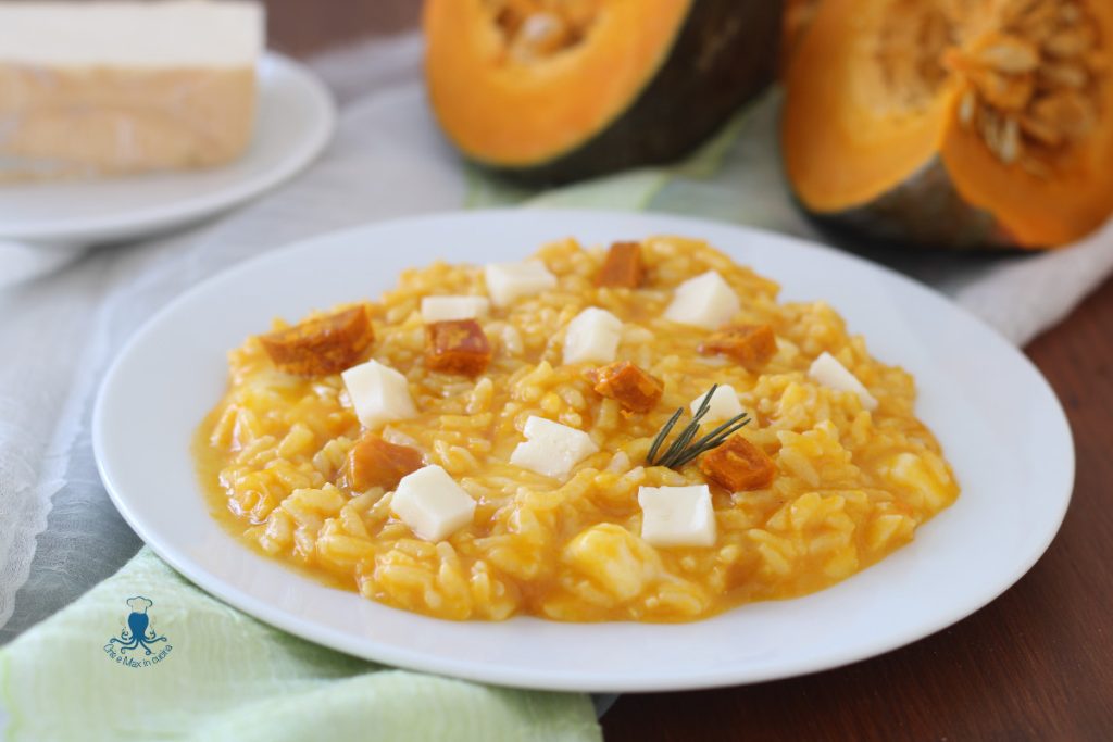 Risotto de calabaza y taleggio
