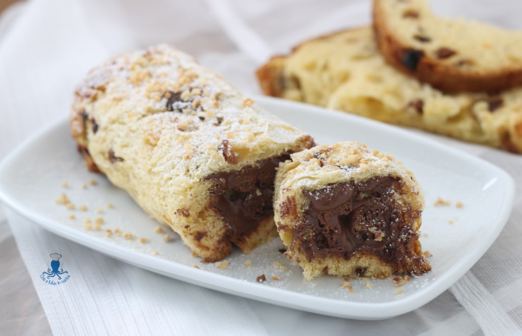 ROTOLO DI PANETTONE ALLA NUTELLA1