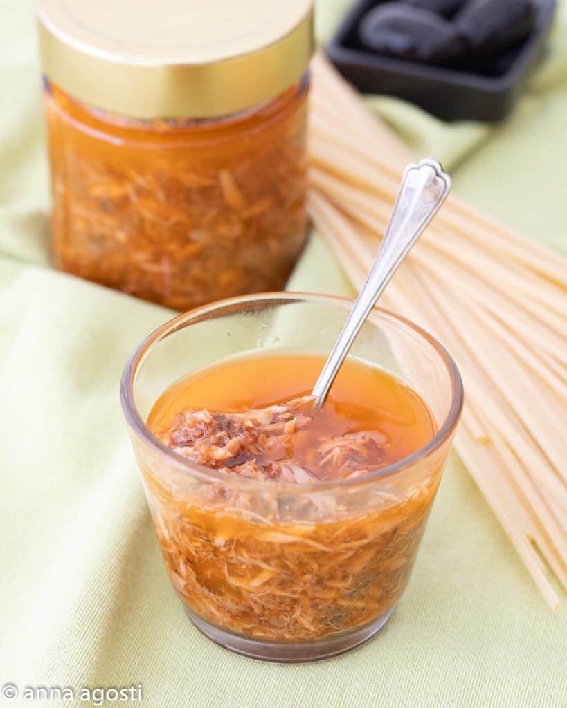 Ragú de atún hecho en casa