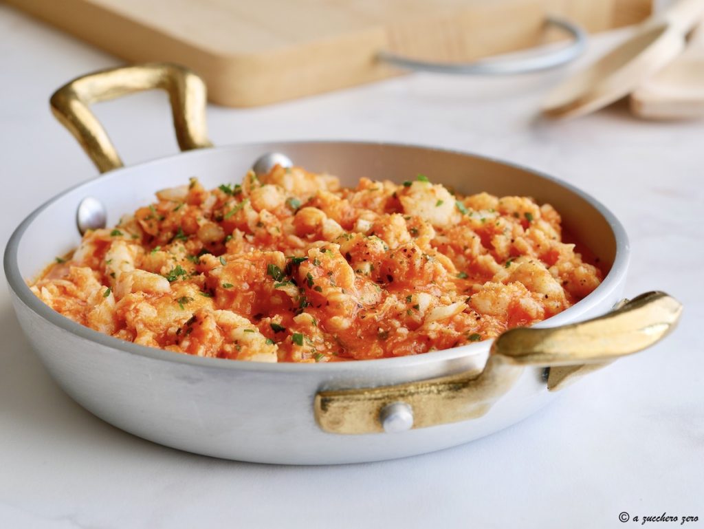 Ragú de merluza ligero y rápido