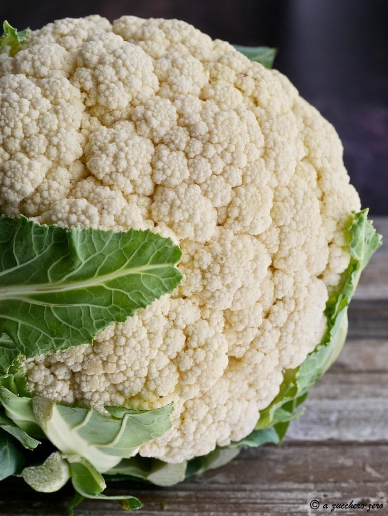Ramilletes de coliflor cocida