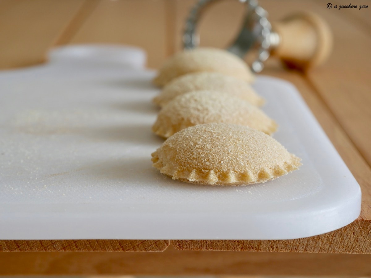 Raviolis integrales de ricotta receta de Ragusa