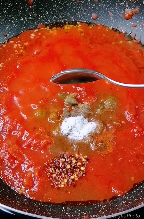 judías verdes con tomate