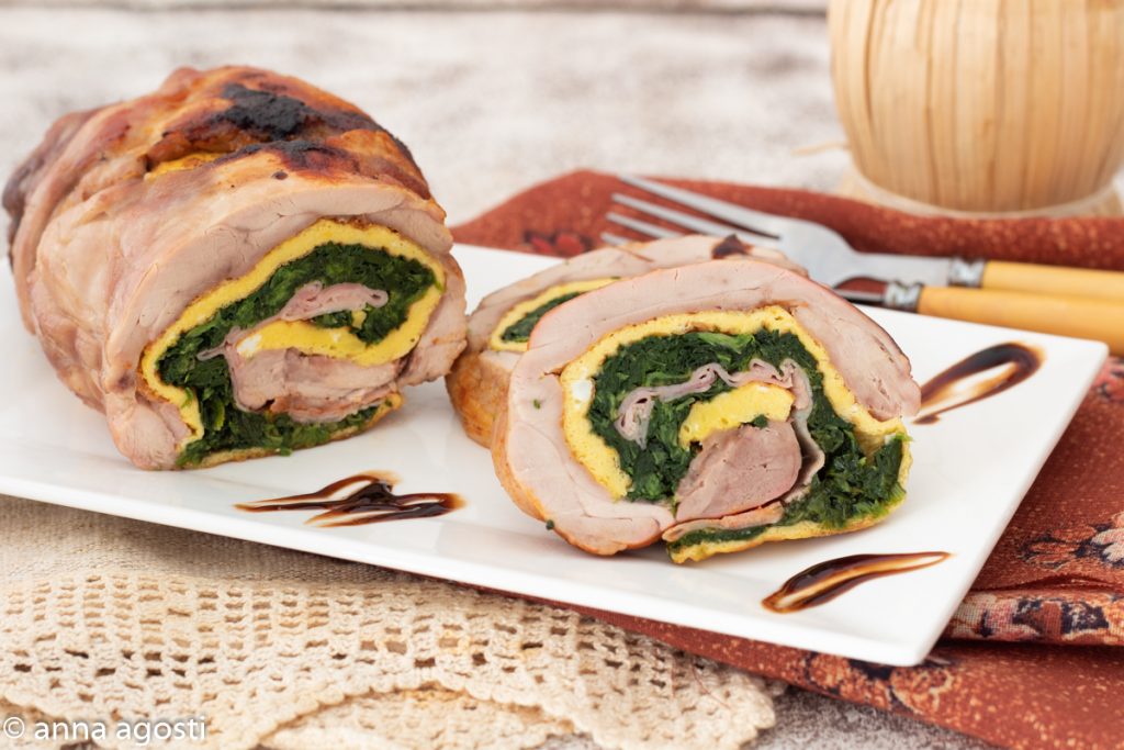 Rollè de Pavo relleno al horno