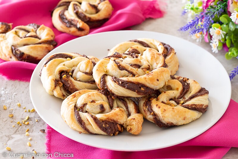 Rollitos con nutella