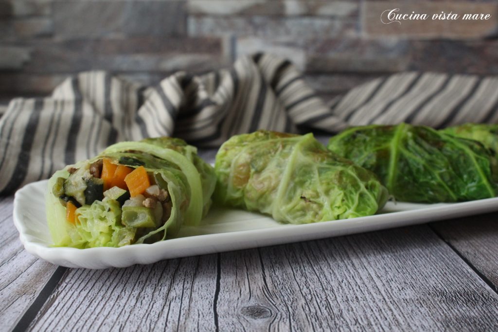 Rollitos de col ligera Cocina vista al mar