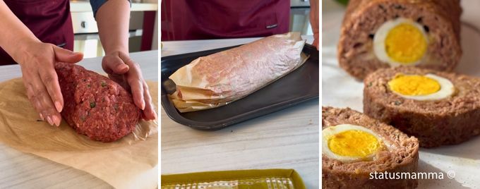 Rollo de Carne Relleno con Huevos Cocidos: El Segundo Perfecto para Pascua