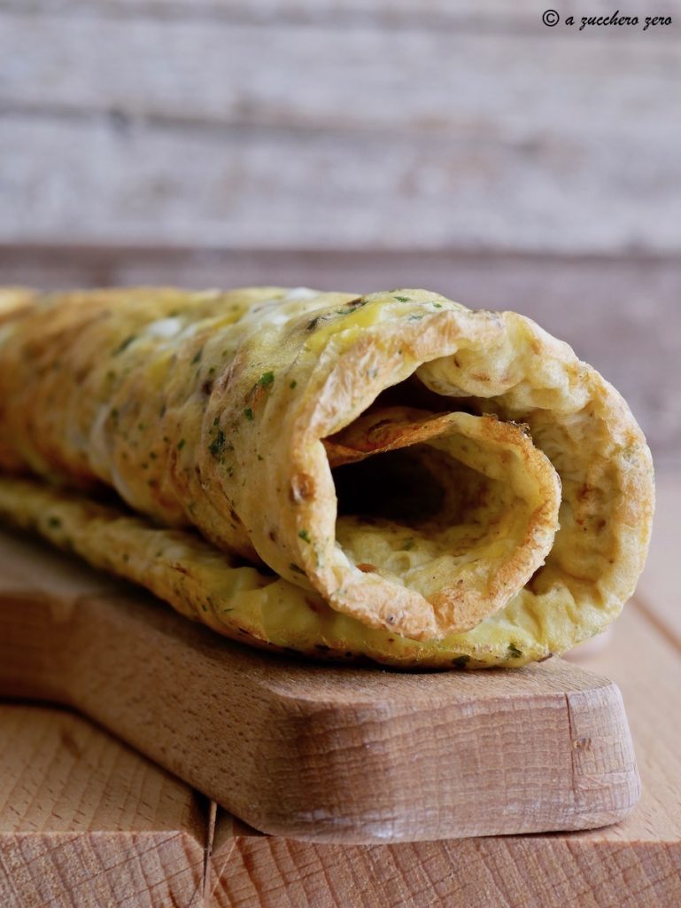 Rollo de tortilla al horno receta base para personalizar y rellenar