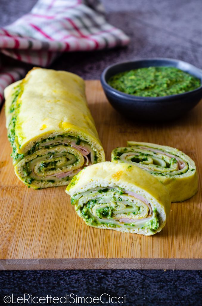 Rollo de tortilla al horno
