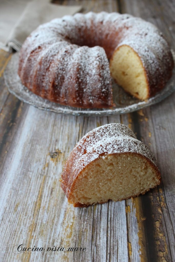 Rosca de chocolate blanco Cocina vista al mar