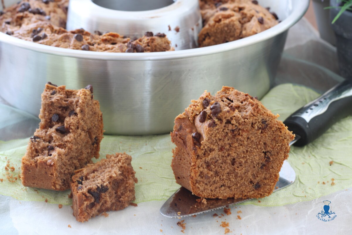 Rosca de chocolate y mantequilla de cacahuete