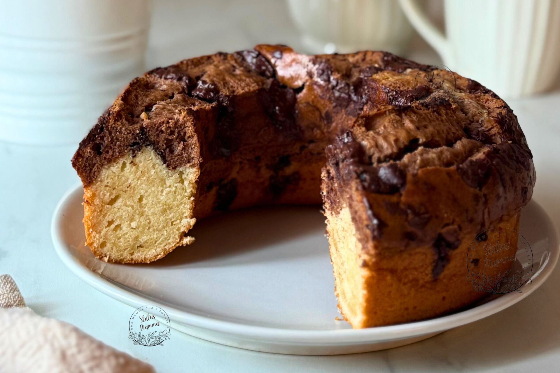 Rosco Marmoleado de cacao y chocolate negro: receta fácil para desayuno y merienda casera
