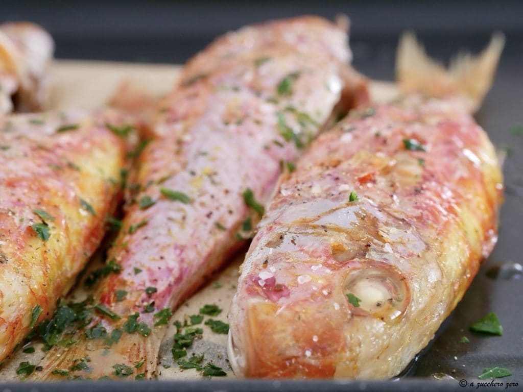 Salmonetes al horno