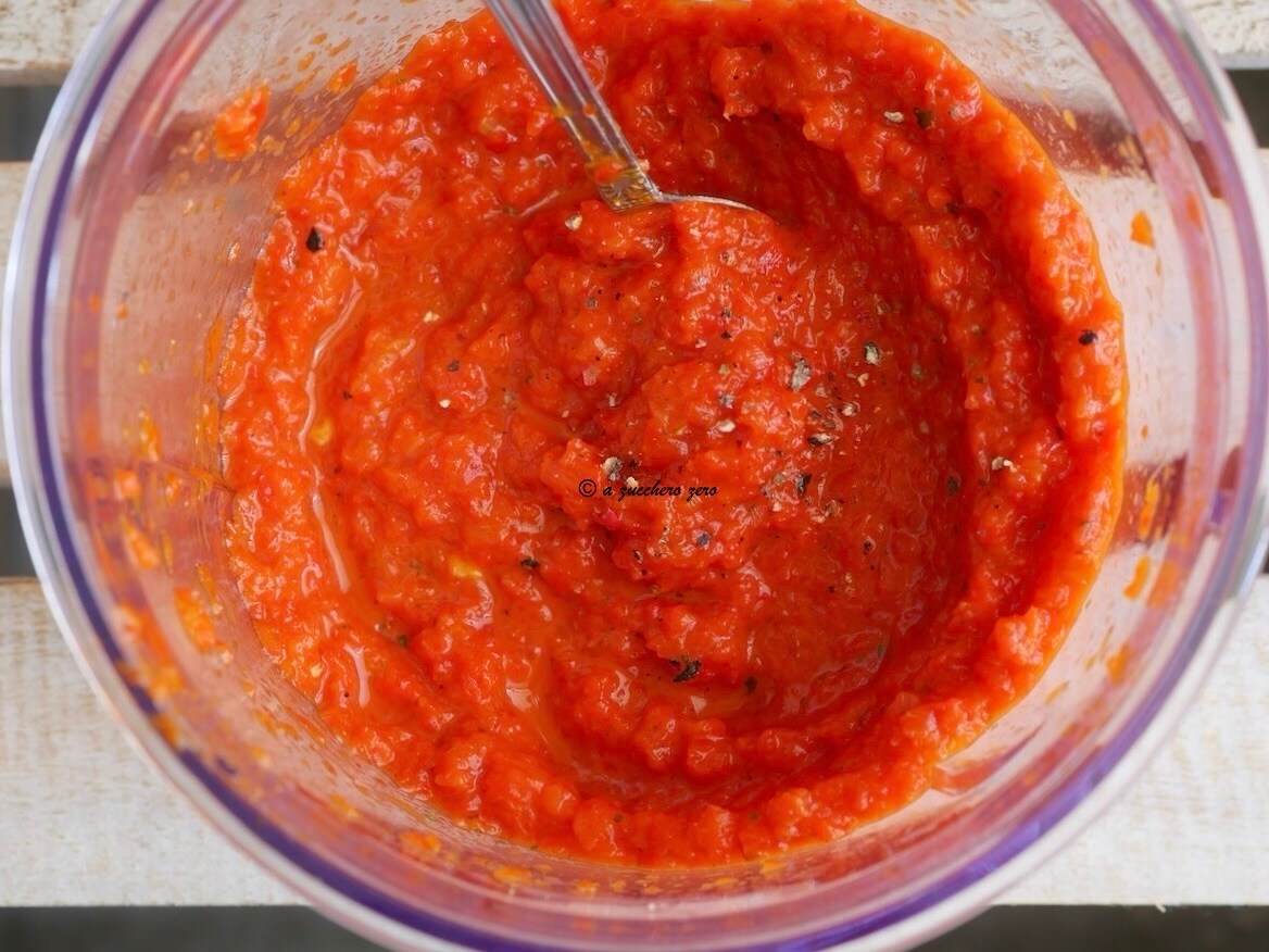 Salsa de pimientos asados ligera