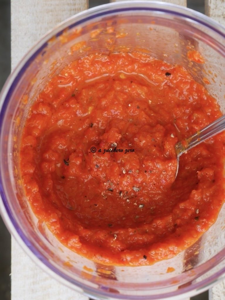 Salsa de pimientos asados ligera