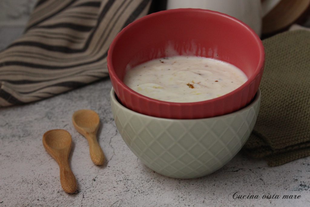 Salsa de yogur especiada Cocina vista al mar