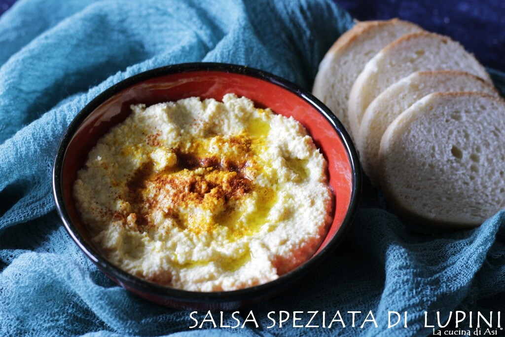 Salsa especiada de altramuces