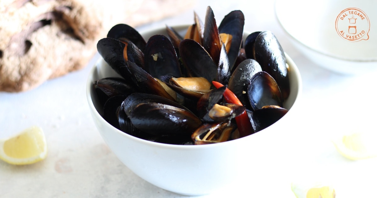 Salteado de mejillones en la multicooker