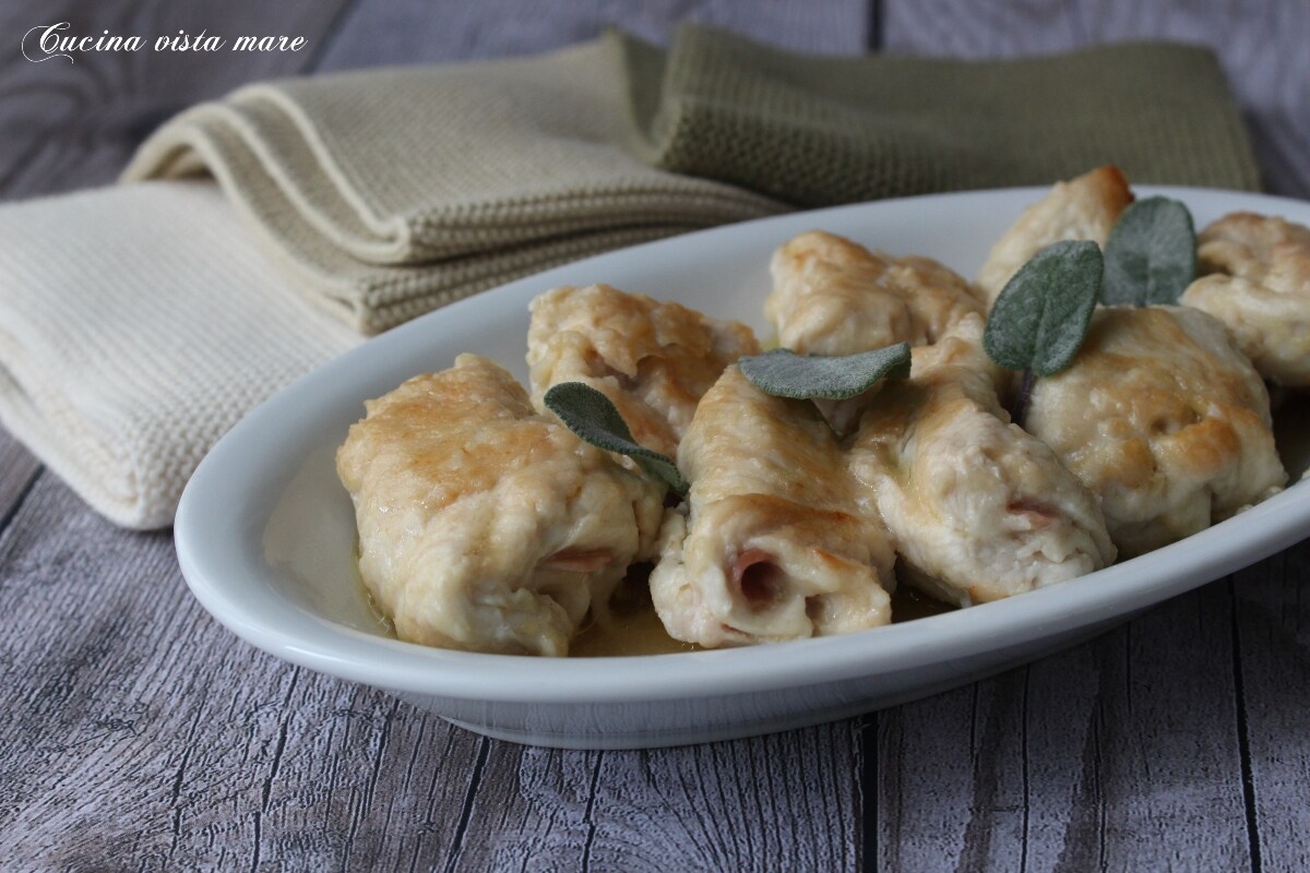 Saltimbocca de pollo fundentes