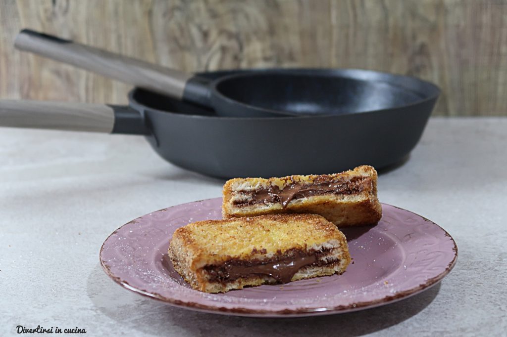 Tostadas francesas con Nutella