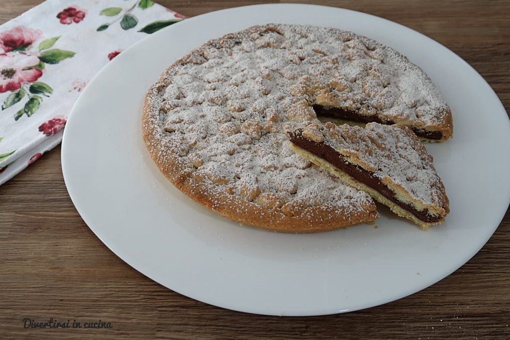 Sbriciolada fácil con Nutella