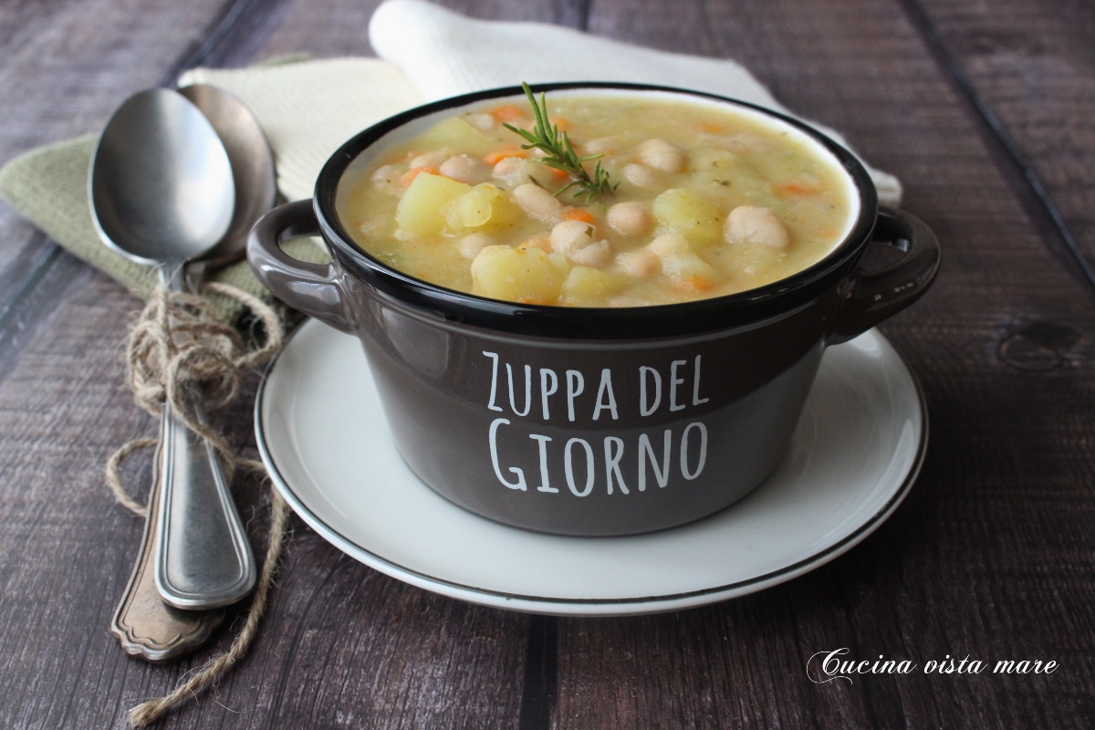 Sopa con judía Tondino del Tavo