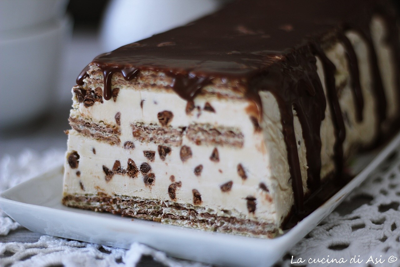 Tarta helada café y chocolate