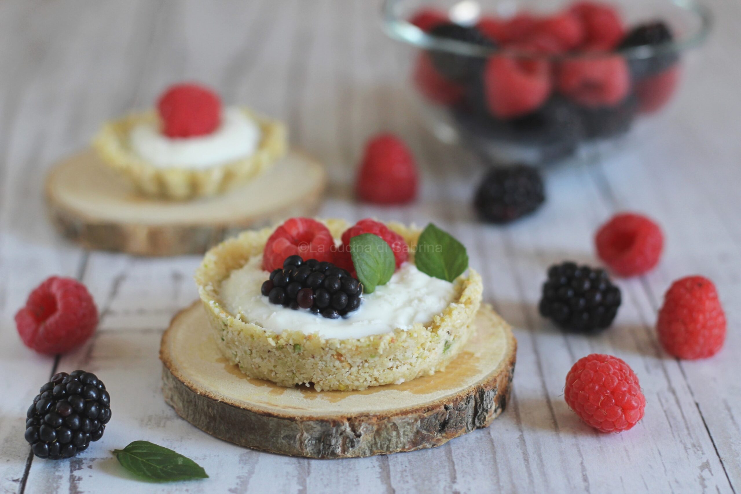 Tartaletas de frutos secos sin cocción