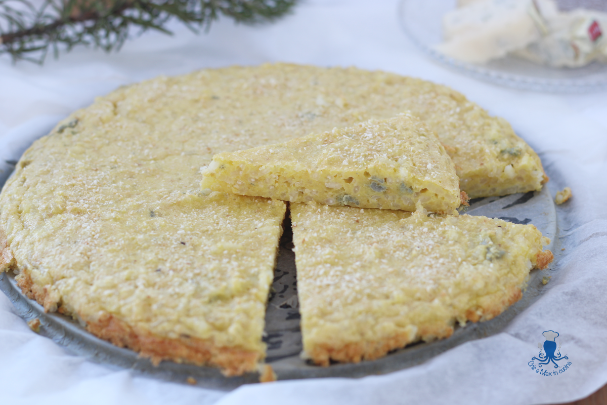 Tortilla de arroz al horno, receta de aprovechamiento