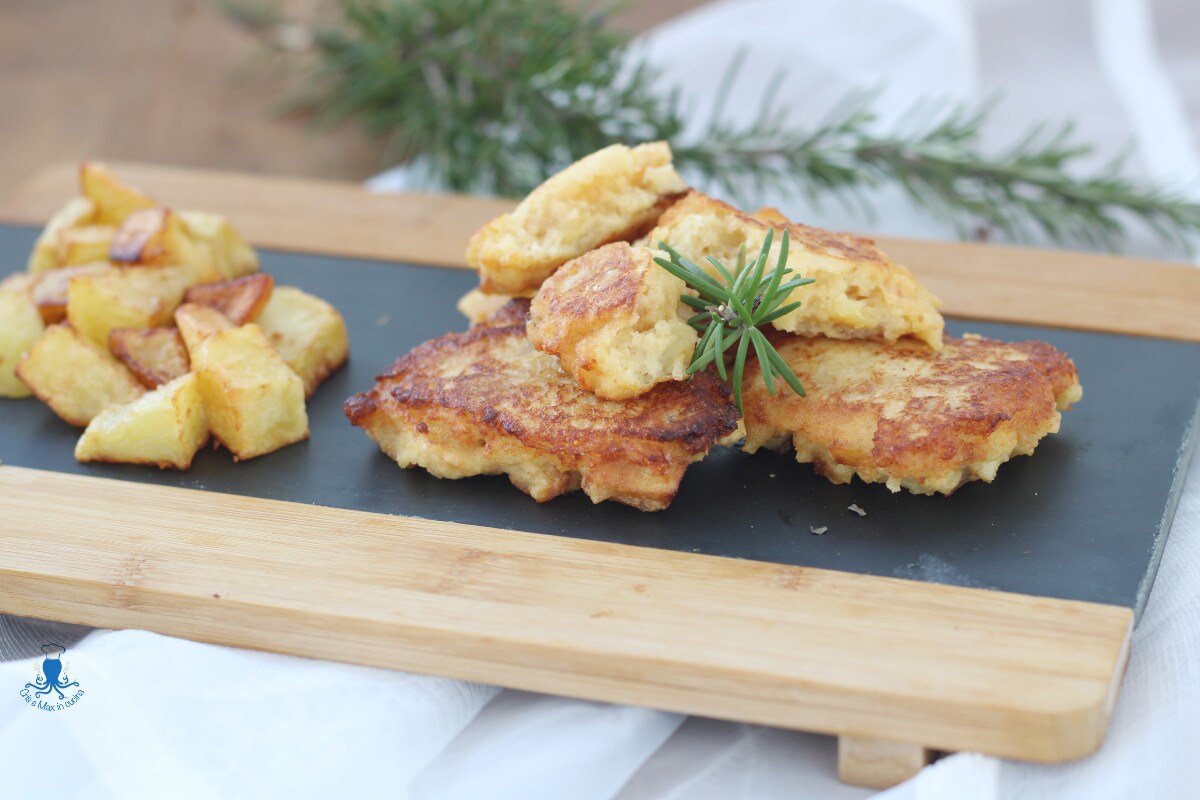 Tortillitas con patatas fritas, receta deliciosa para reciclar.