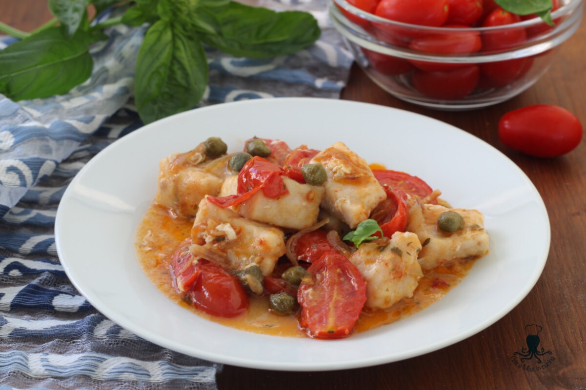 Troceaditos de pez espada en salsa