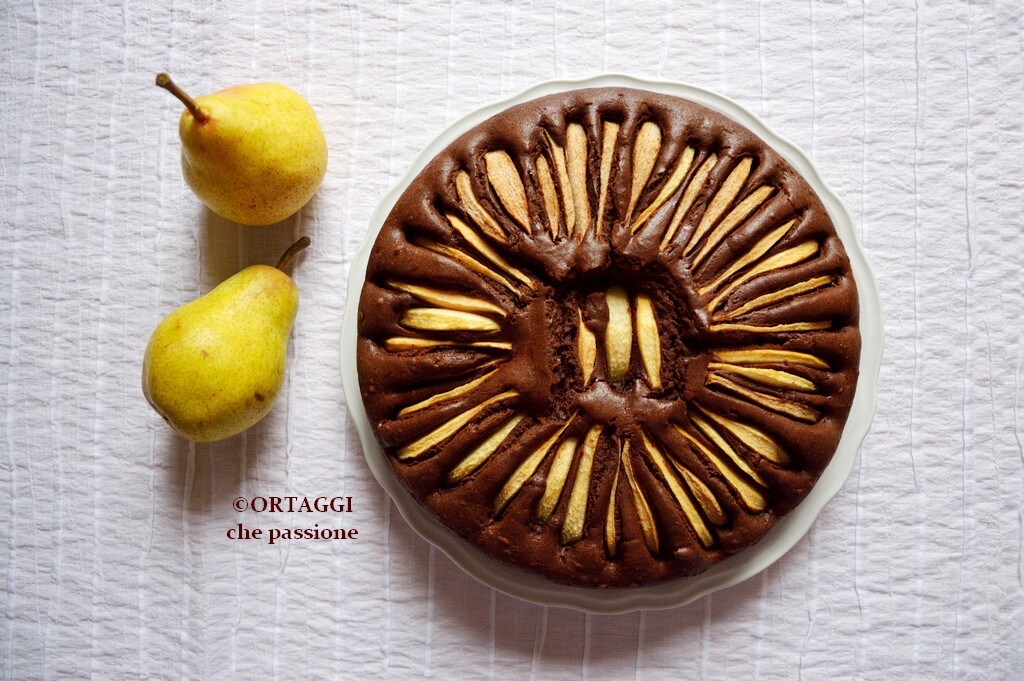 Tarta de cacao y peras – RAPIDÍSIMA y CREMOSA