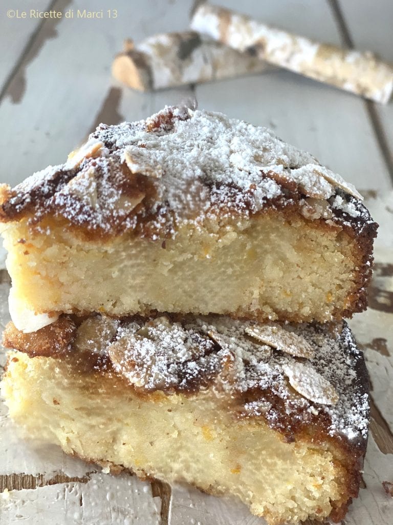 Tarta de almendras sin gluten con sabor a pastiera