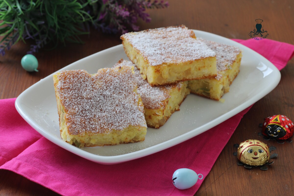Tarta de arroz o tarta de los adornos, dulce de Pascua de Bolonia.