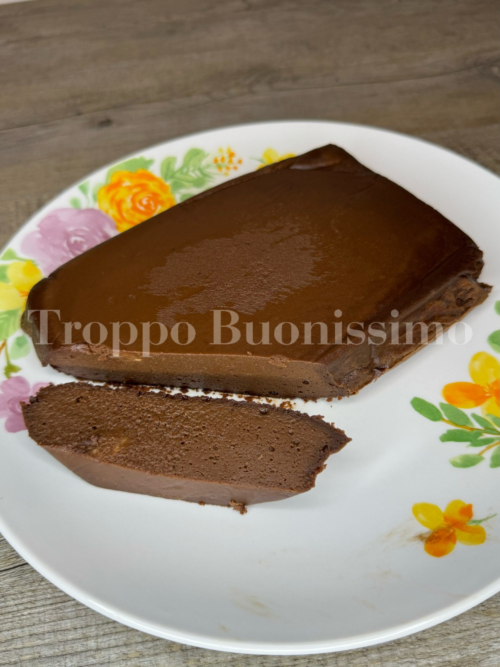 Tarta de chocolate y queso crema