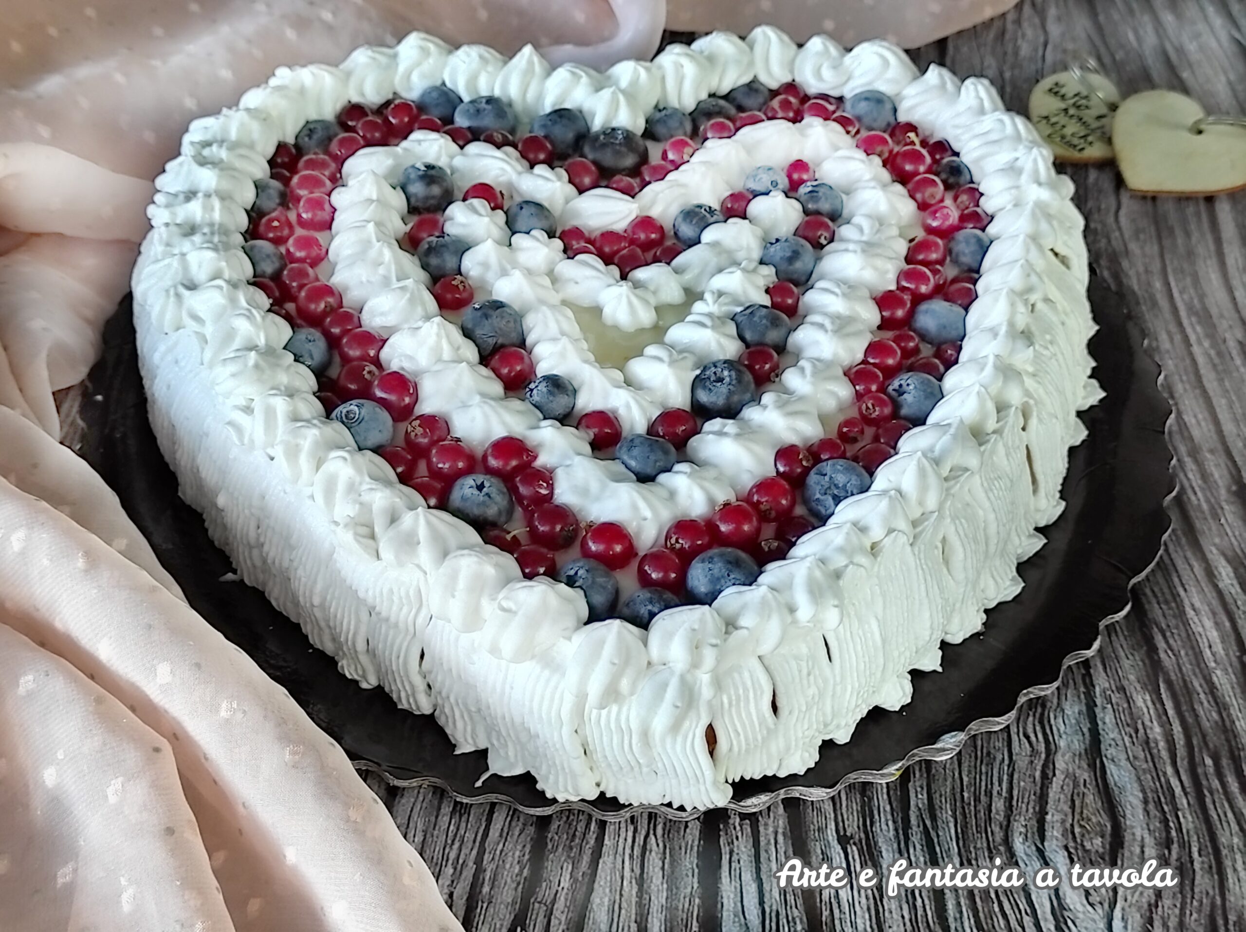 Tarta de corazón San Valentín
