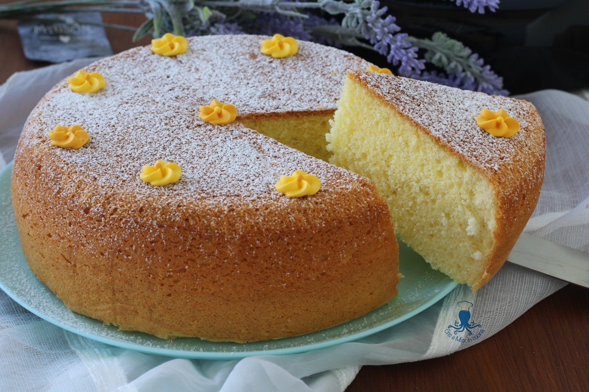 Tarta de limón en el multicooker, receta sin mantequilla.