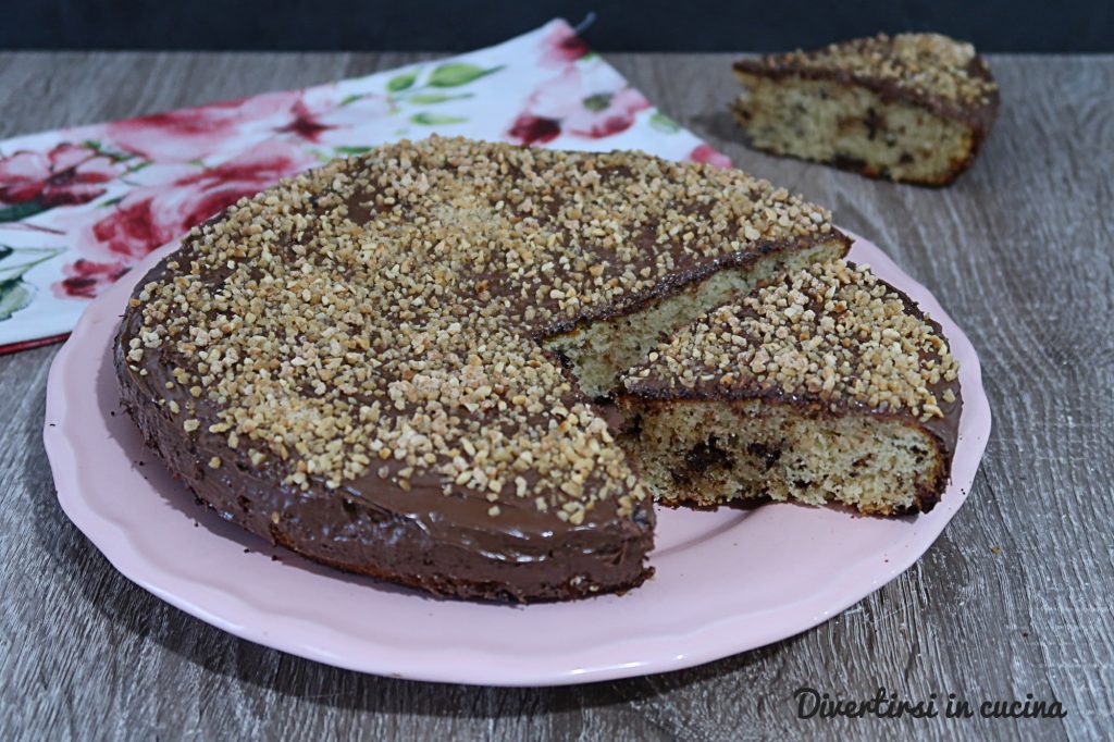 Tarta en sartén con Nutella