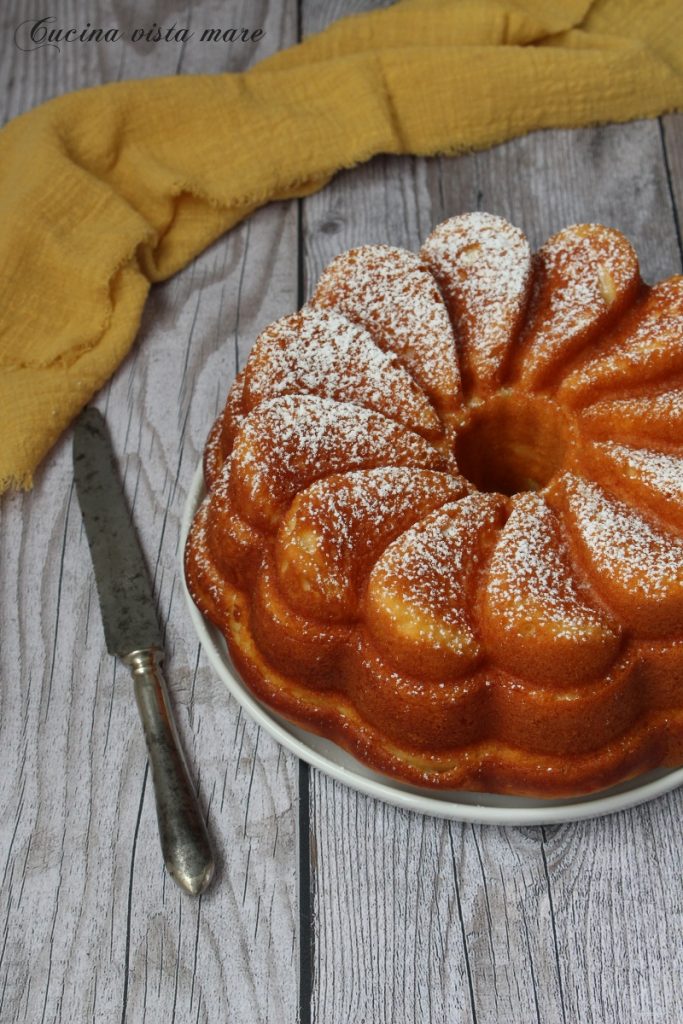 Tarta esponjosa de yogur griego Cocina vista mare