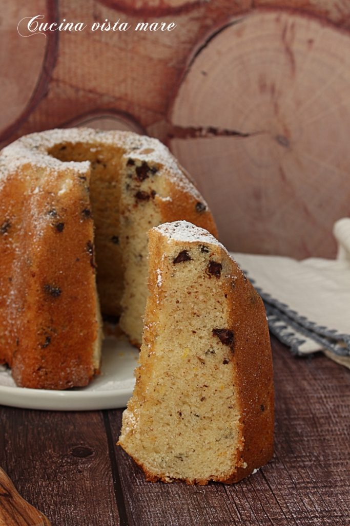 Tarta pandoro Cocina vista al mar
