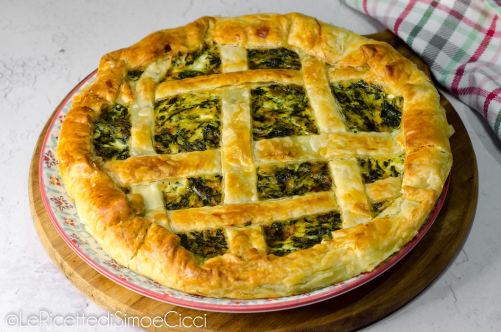 Tarta salada de ricotta y espinacas