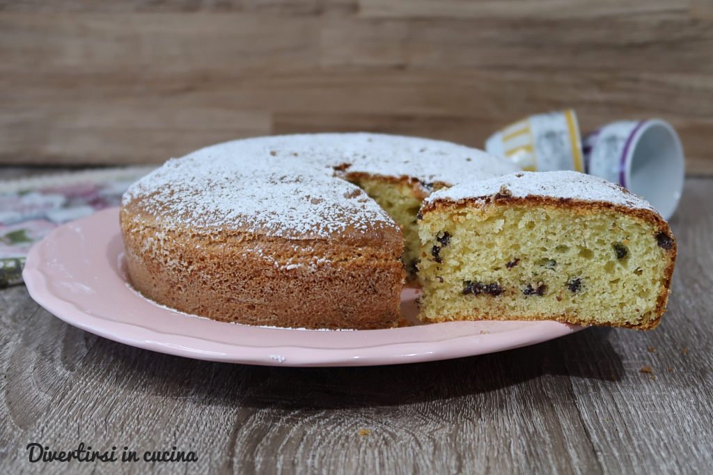 Tarta stracciatella con yogur griego