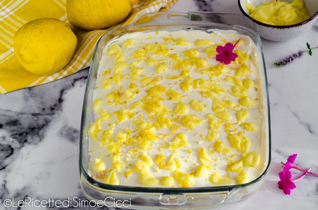 Tiramisú de limón