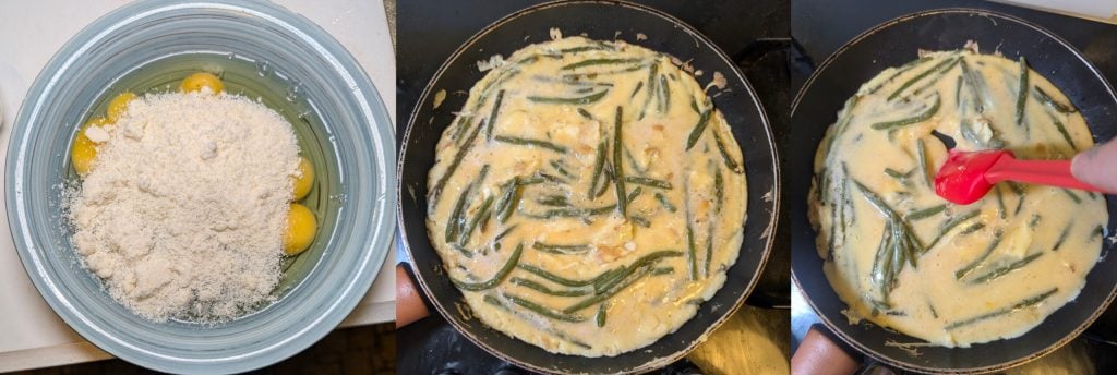 Tortilla de judías verdes simple y sabrosa